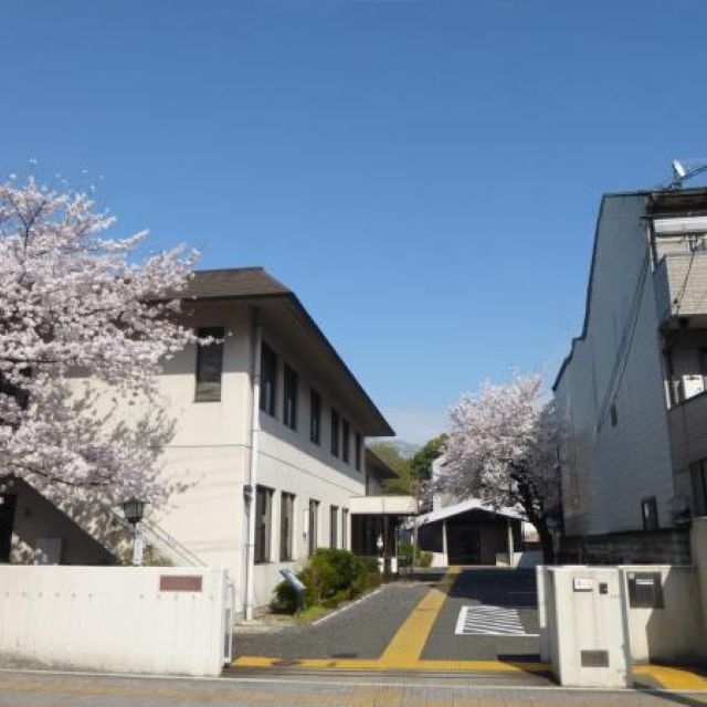 下鴨本通西側歩道から当センターを撮影した写真