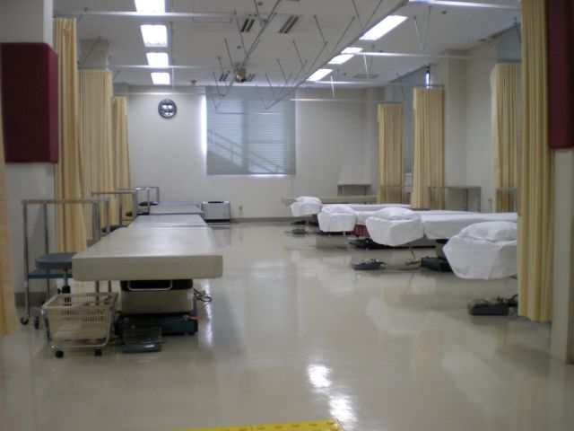 臨床棟の施術室の写真